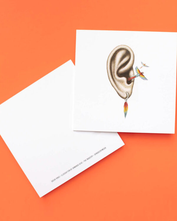 Quear-ring Print | The Feather