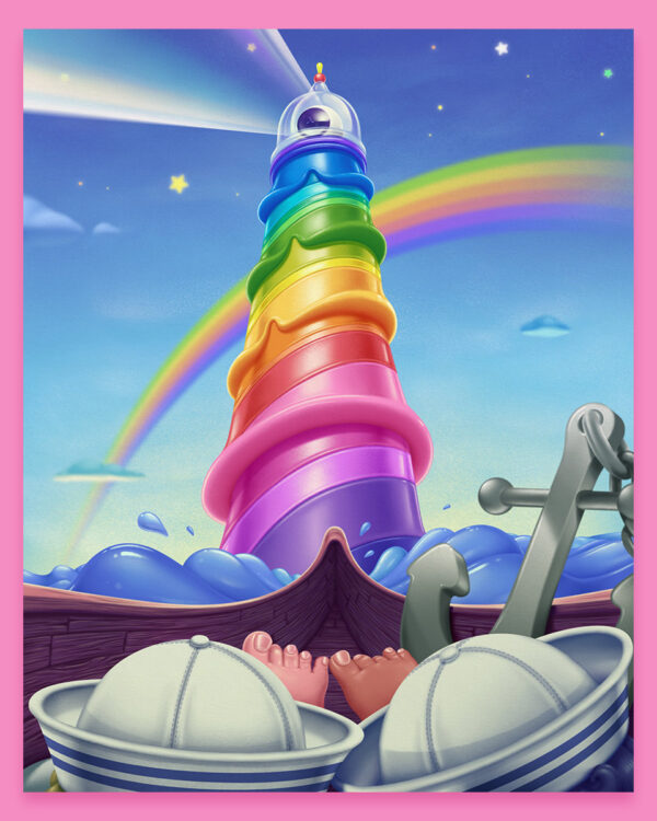 Lighthouse Lovers Print