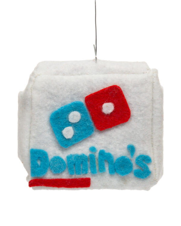 Dom the Domino's Chatbot Ornament Raffle Ticket<br><br><span>Handmade by Stephanie Rudig