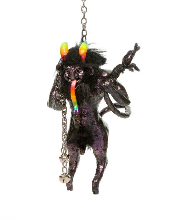 Kinky Krampus Ornament Raffle Ticket <br><br><span>Handmade by Alison Dubois