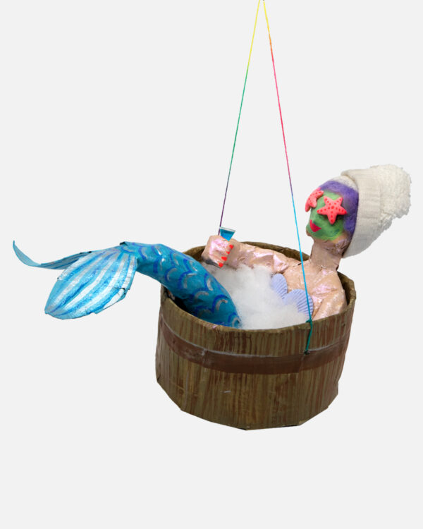 Mermaid Spa Ornament Raffle Ticket<br><br><span>Handmade by Eliza Reisfeld