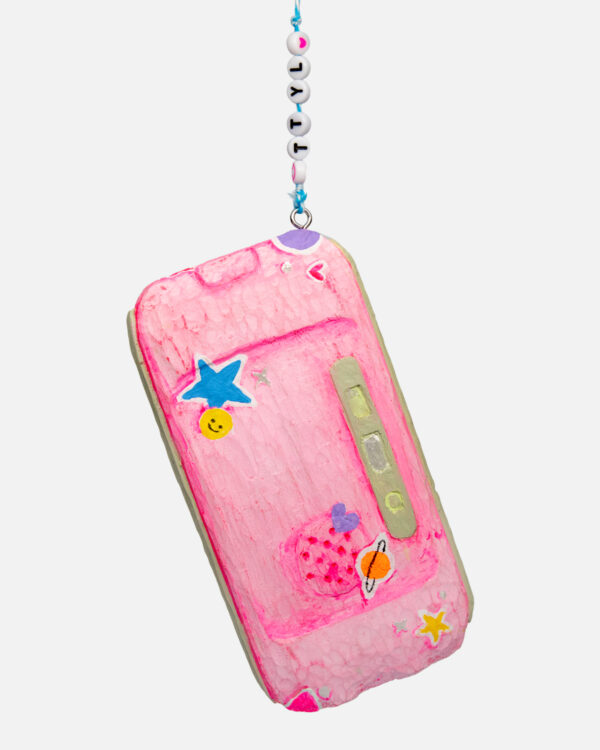 T-Mobile Juicy Couture Sidekick II Ornament Raffle Ticket <br><br><span>Handmade by Aaron Fernandez