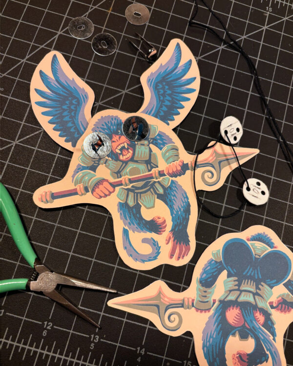 Flying Monkey from <i>Wicked</i> Ornament Raffle Ticket<br><br><span>Handmade by Brian Britigan