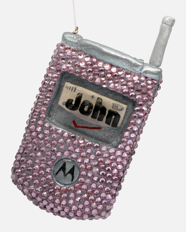 Carrie Bradshaw's Cell Phone Ornament Raffle Ticket<br><br><span>Handmade by Derya Hanife Altan