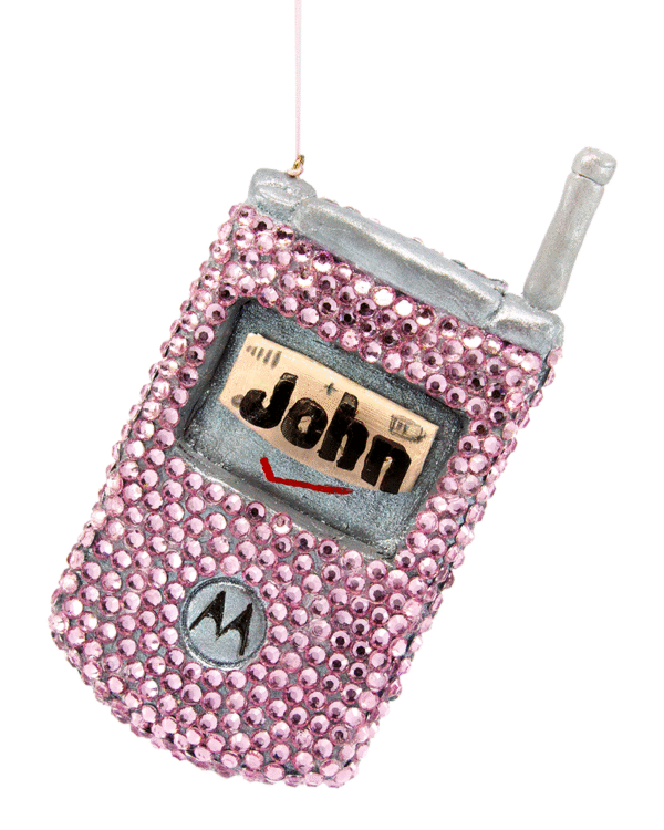 Carrie Bradshaw's Cell Phone Ornament Raffle Ticket<br><br><span>Handmade by Derya Hanife Altan