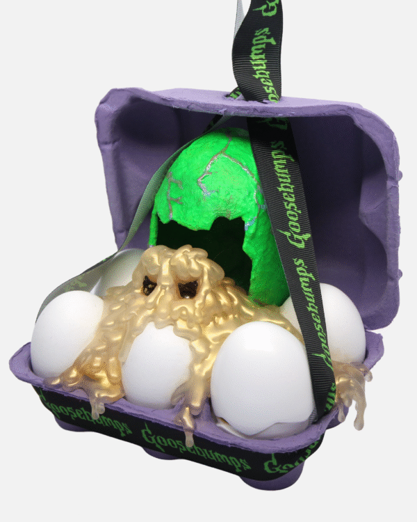 <i>Goosebumps' Egg Monsters from Mars</i> Ornament Raffle Ticket<br><br><span>Handmade by Gerard + Belevender