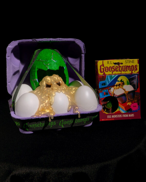 <i>Goosebumps' Egg Monsters from Mars</i> Ornament Raffle Ticket<br><br><span>Handmade by Gerard + Belevender