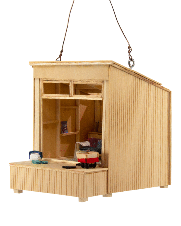 Fire Island Share House Ornament Raffle Ticket<br><br><span>Handmade by Emily Lindberg