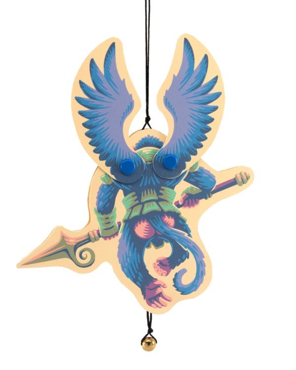 Flying Monkey from Wicked Ornament Raffle Ticket<br><br><span>Handmade by Brian Britigan