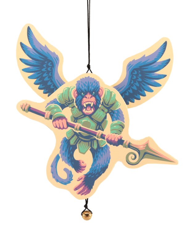 Flying Monkey from Wicked Ornament Raffle Ticket<br><br><span>Handmade by Brian Britigan