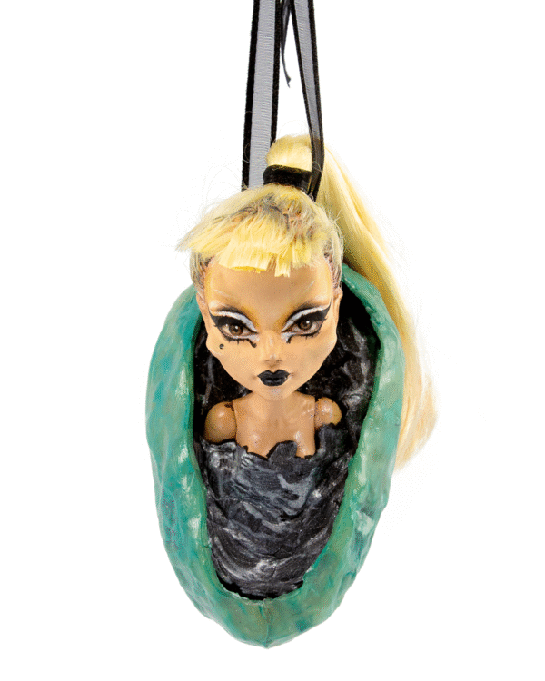 Lady Gaga's Grammy Egg Ornament Raffle Ticket<br><br><span>Handmade by Colin Verdi