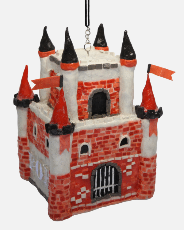 Queer Childhood Fantasy Castle Ornament Raffle Ticket<br><br><span>Handmade by Jack X. Zhou