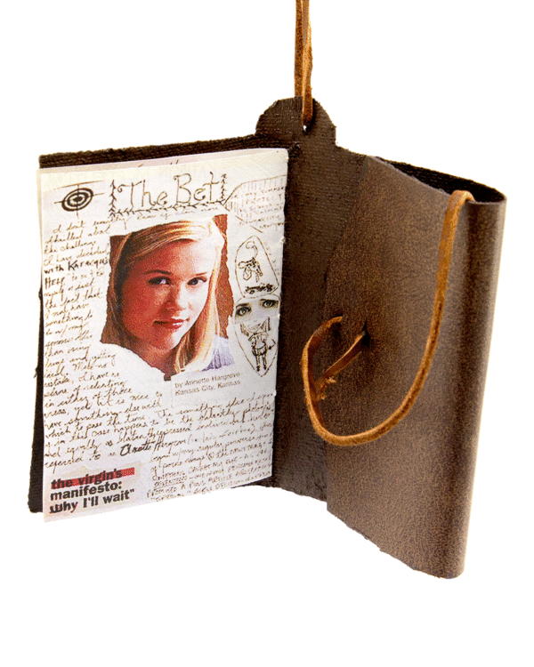 Sebastian's Journal from Cruel Intentions Ornament Raffle Ticket<br><br><span>Handmade by Joseph Kaplan