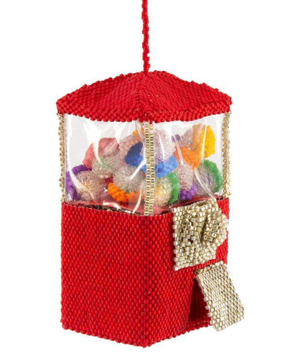 Toy Capsule Vending Machine Ornament Raffle Ticket<br><br><span>Handmade by Fiona Stolorz