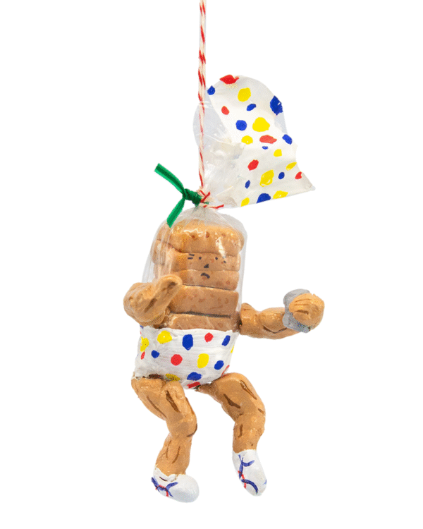 Wonder Bread Ornament Raffle Ticket<br><br><span>Handmade by Loren Ward