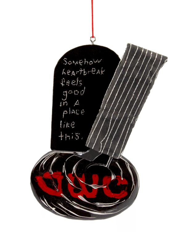 Nicole Kidman's AMC Puddle Ornament Raffle Ticket<br><br><span>Handmade by Susanna Chapman