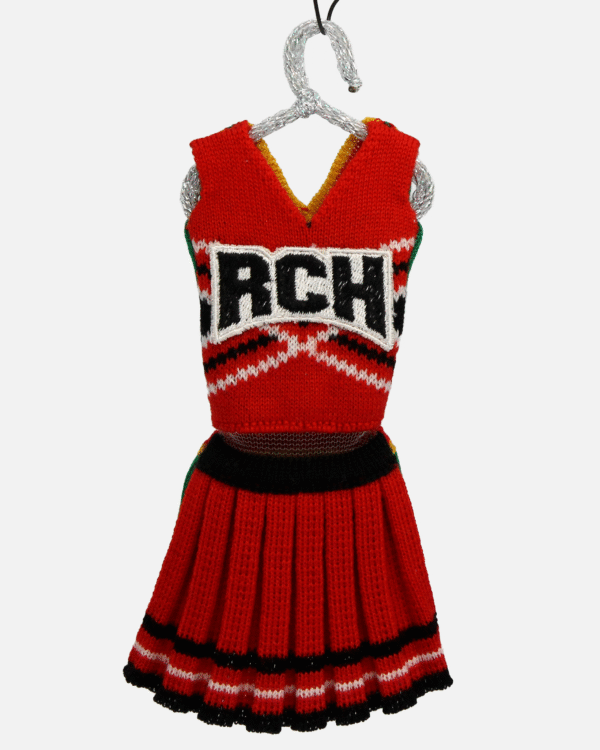 Cheer Uniforms from <i>Bring It On</i> Ornament Raffle Ticket<br><br><span>Handmade by Wendy Wood