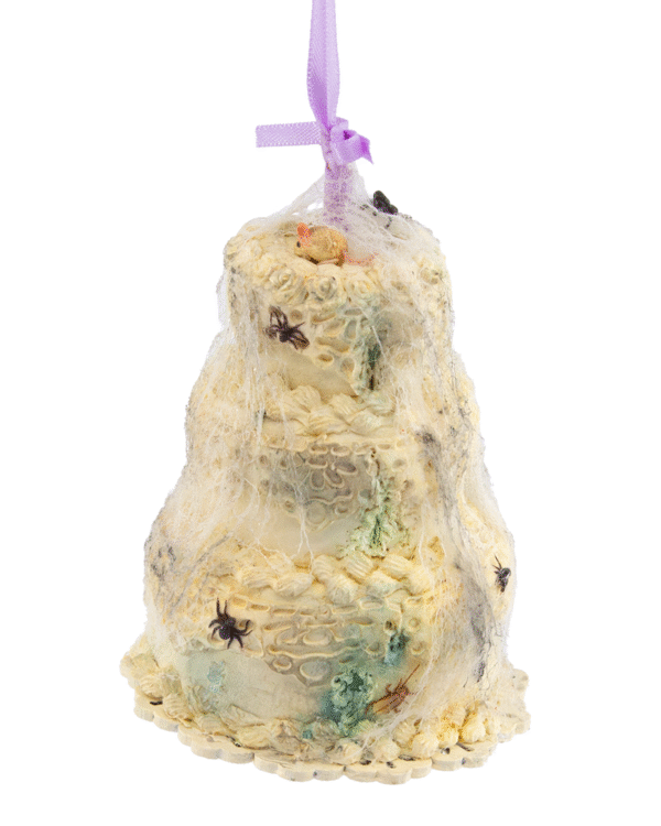 Miss Havisham's Wedding Cake from <i>Great Expectations</i> Ornament Raffle Ticket<br><br><span>Handmade by Kate Harnett