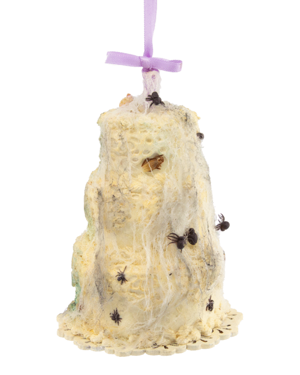 Miss Havisham's Wedding Cake from <i>Great Expectations</i> Ornament Raffle Ticket<br><br><span>Handmade by Kate Harnett