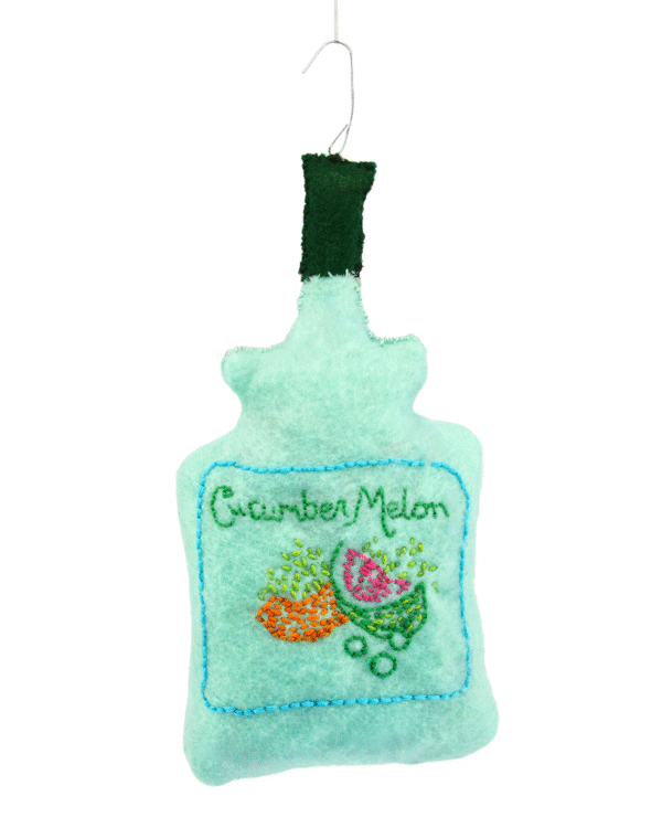 Bath & Body Works Cucumber Melon Lotion Ornament Raffle Ticket<br><br><span>Handmade by Stephanie Rudig