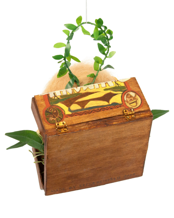 The Jumanji Board Game Ornament Raffle Ticket<br><br><span>Handmade by Eliza Reisfeld