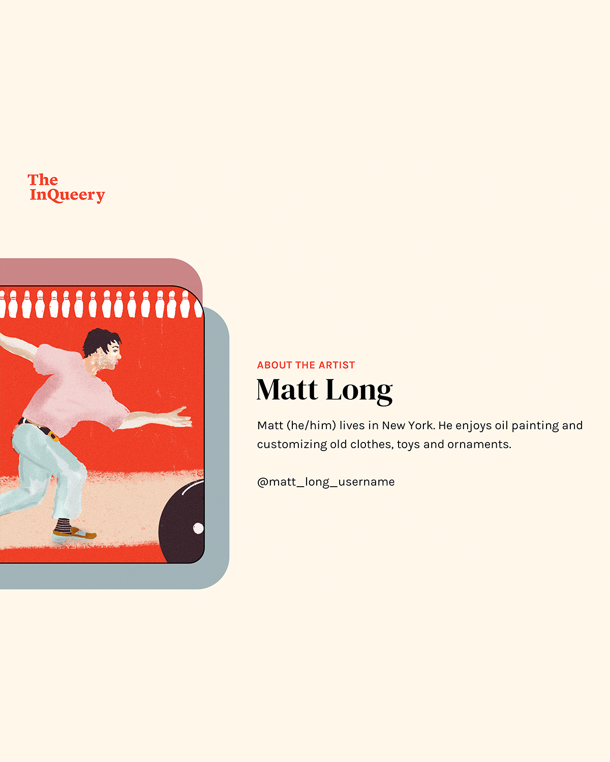 Roller Derby Bout Ornament Raffle Ticket<br><br><span>Handmade by Matt Long