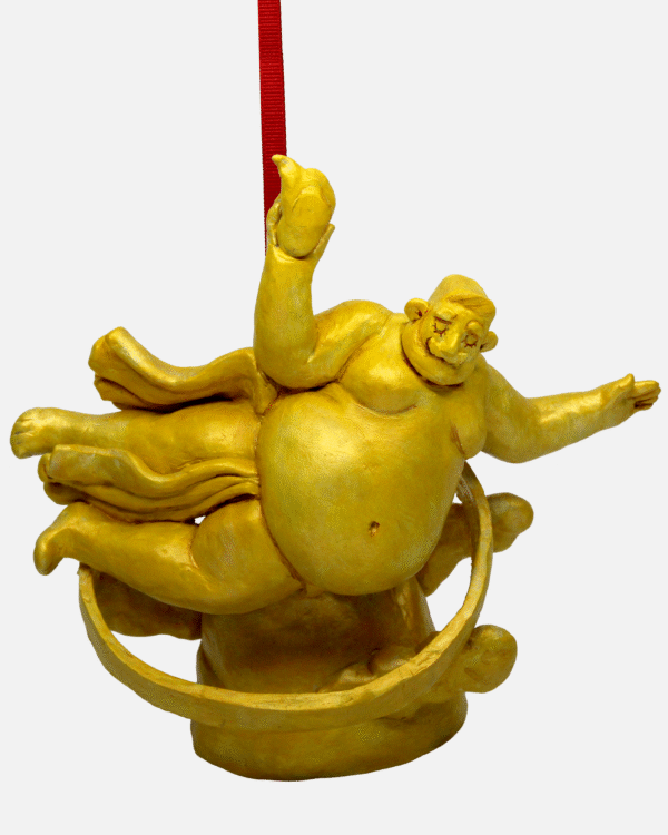 Rockefeller Center's Promethe-GUS Sculpture Ornament Raffle Ticket<br><br><span>Handmade by Bats Langley