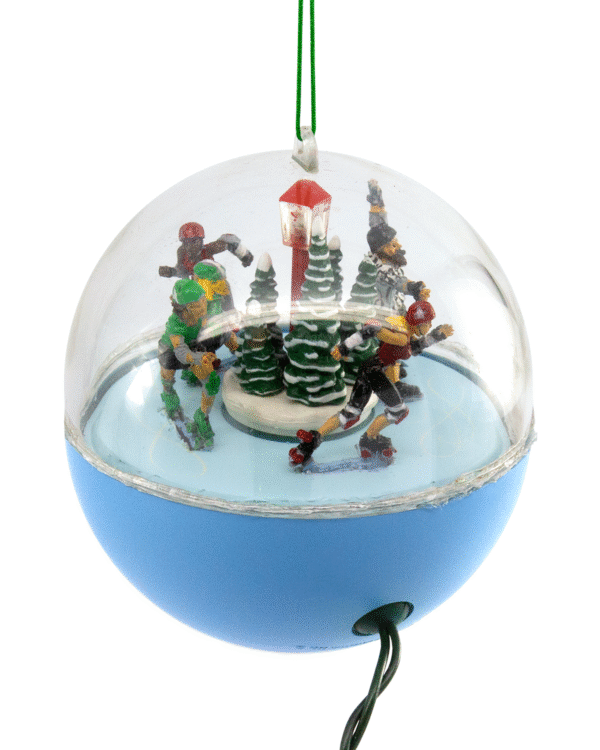 Roller Derby Bout Ornament Raffle Ticket<br><br><span>Handmade by Matt Long