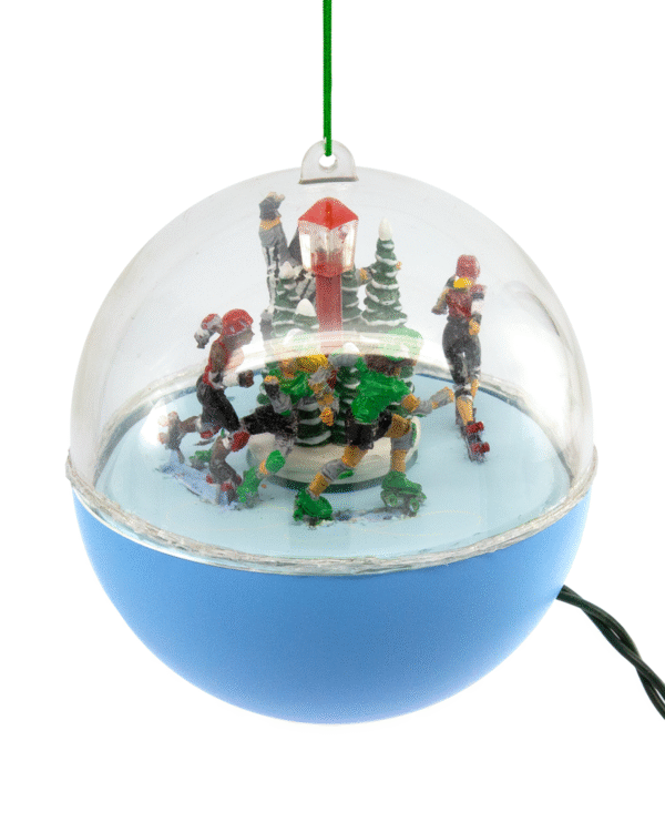 Roller Derby Bout Ornament Raffle Ticket<br><br><span>Handmade by Matt Long