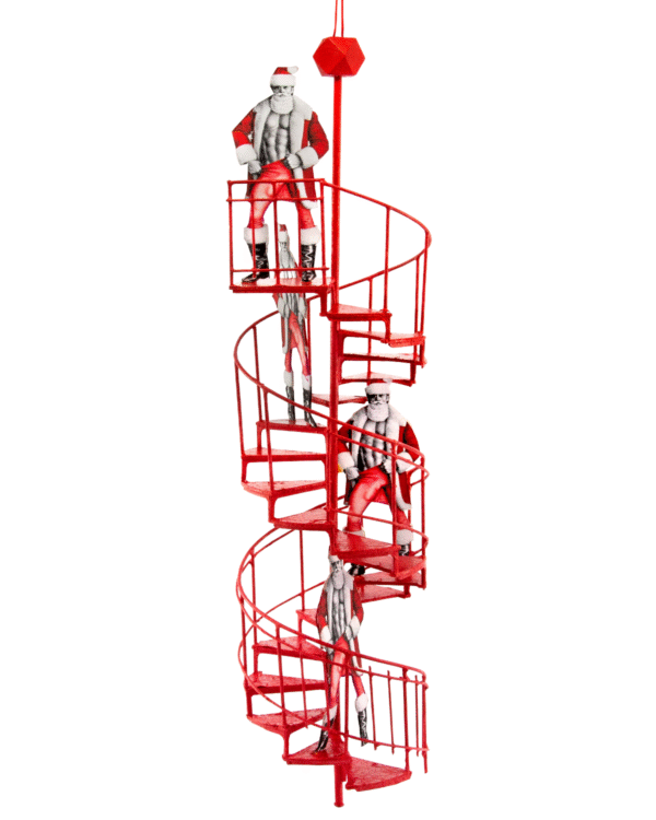 Daddy Descending a Staircase Ornament Raffle Ticket<br><br><span>Handmade by Arnulfo Maldonado