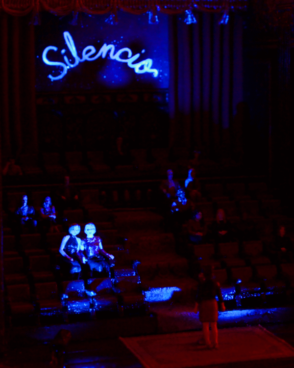 Club Silencio from Mulholland Drive Ornament Raffle Ticket<br><br><span>Handmade by Greg Kozatek