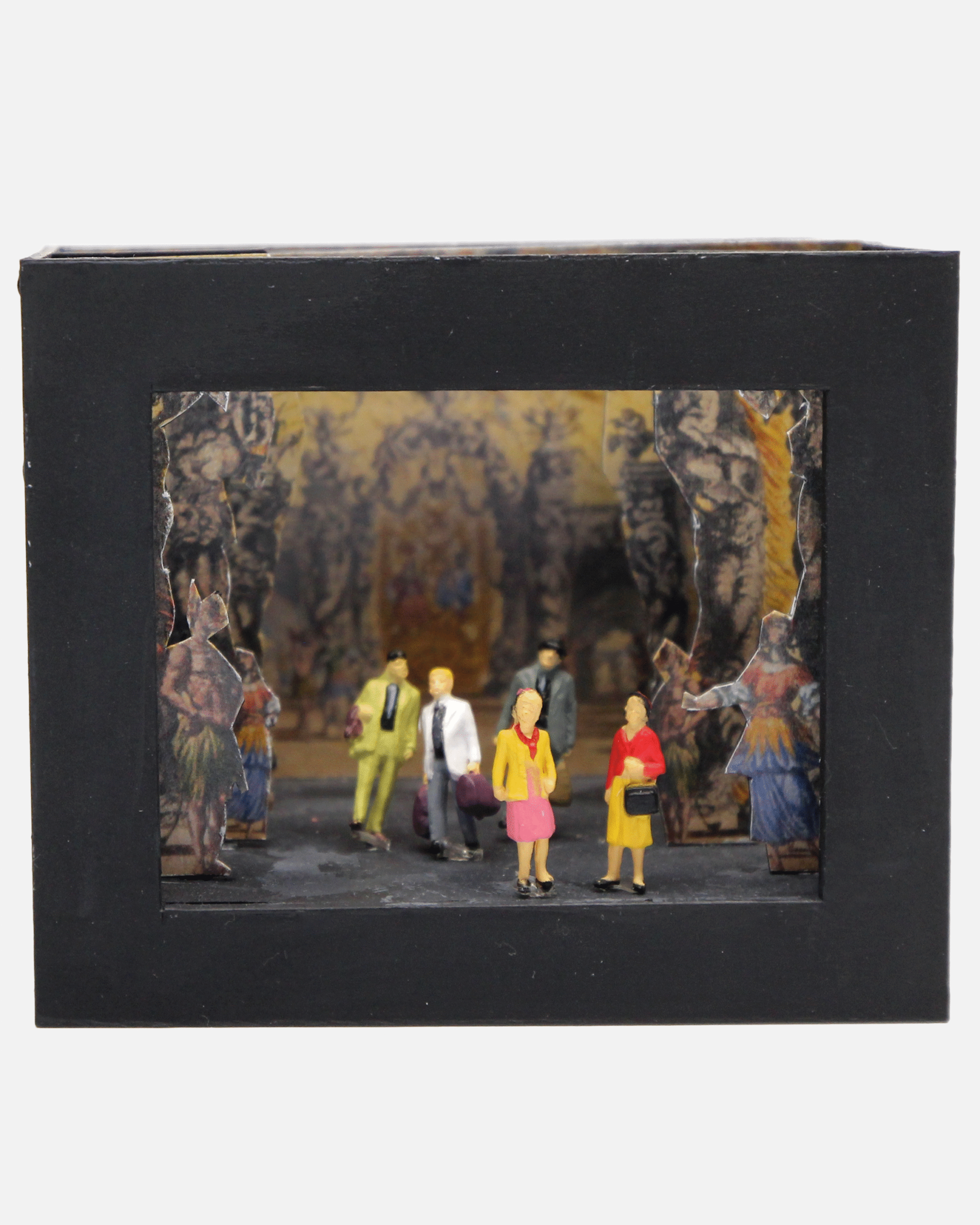 Baroque Theatrical Depiction of Gay Hell Ornament Raffle Ticket<br><br><span>Handmade by Alex McCargar