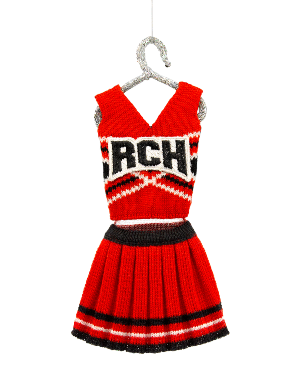Cheer Uniforms from Bring It On Ornament Raffle Ticket<br><br><span>Handmade by Wendy Wood