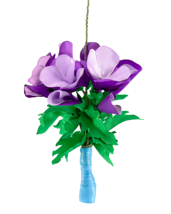 Pansy Tussie Mussie Ornament Raffle Ticket<br><br><span>Handmade by Greg Romano