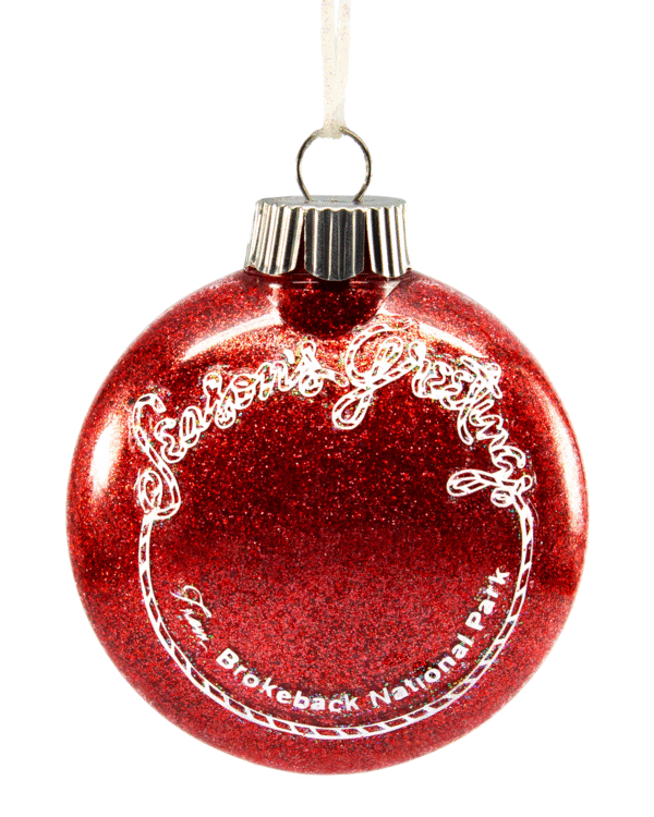 Brokeback Mountain National Park Ornament Raffle Ticket<br><br><span>Handmade by Rachael Seatvet